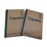 CUADERNO A5 KRAFT 80 HJS 